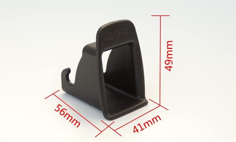 LPFIDI 1 Pair Car Seat Isofix Guide Groove Car Child Seat ISOFIX Locater Guide Universal Fit Red - Image 2